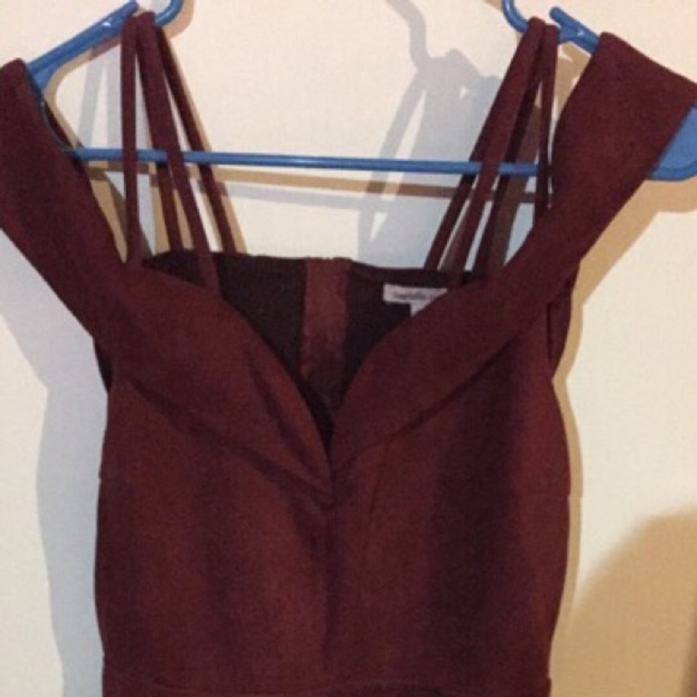 Maroon dress
